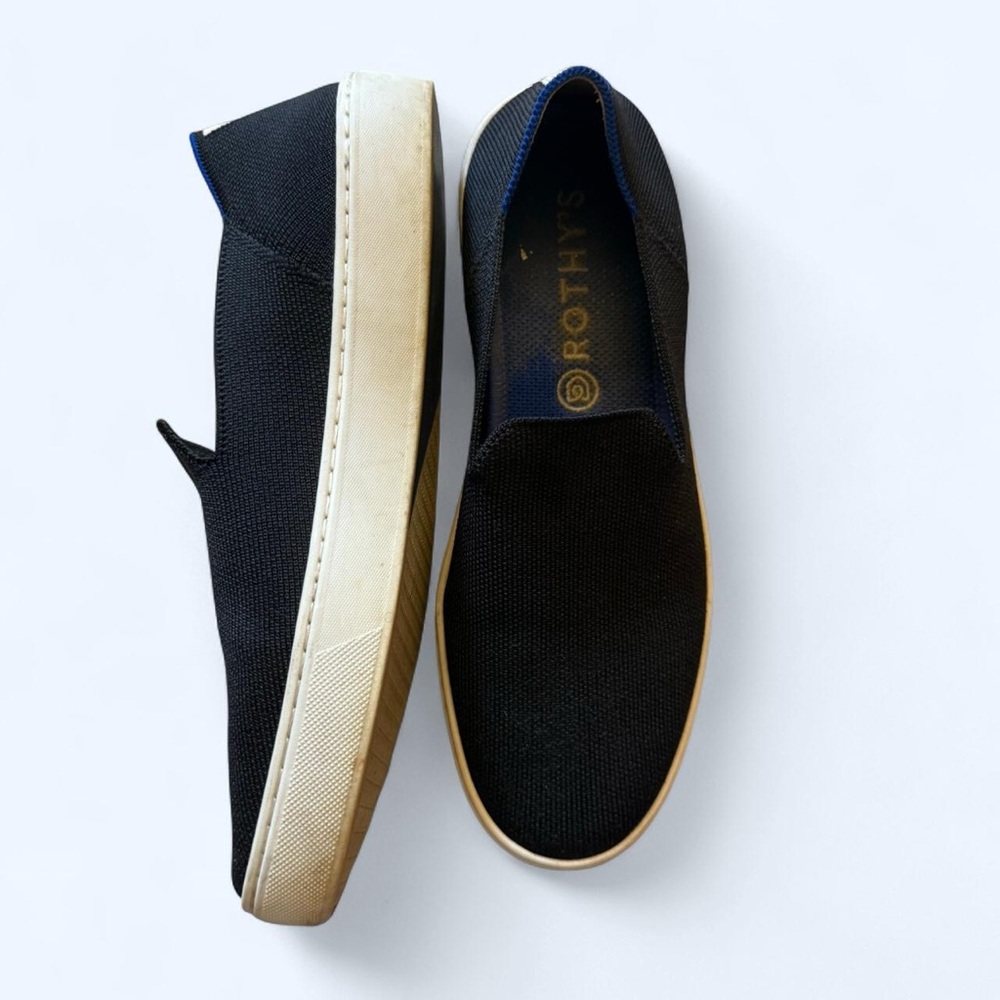 Women’s Rothy’s Original Slip-On Sneaker Black Size 8